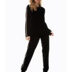 Γυναικεία Πυτζάμα Βελούδινη “Ribbon Reglan” Μινέρβα