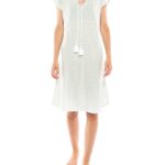 Γυναικείο Νυχτικό Nightgown Green Geometric Pink Label