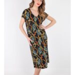 Γυναικείο Φόρεμα Εμπριμέ Claire Katrania