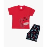 Κοντομάνικη Βρεφική Πυτζάμα Surf Day Minerva