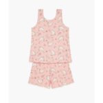 Παιδική Πυτζάμα Unicorn Rib Αμάνικη Minerva