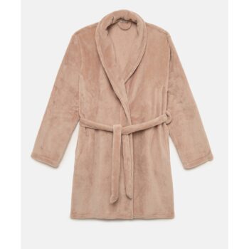 Γυναικεία Ρόμπα Fleece Μονόχρωμη Minerva