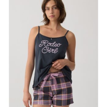 Γυναικεία Πυτζάμα Rodeo Girl Αμάνικη Μπριτέλα Minerva