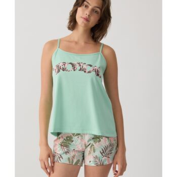 Γυναικεία Πυτζάμα Tropical Αμάνικη Μπριτέλα Minerva