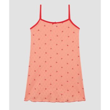 Παιδική Νυχτικιά Αμάνικη Μπριτέλα Cherries Pointelle Minerva