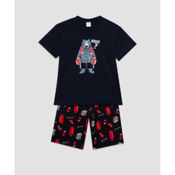 Παιδική Πυτζάμα Κοντομάνικη Boxing Minerva