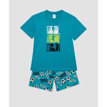 Παιδική Πυτζάμα Κοντομάνικη Goal Time Minerva